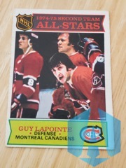 1975-76 O-Pee-Chee #293 Guy Lapointe ALL -STARS Montreal Canadiens